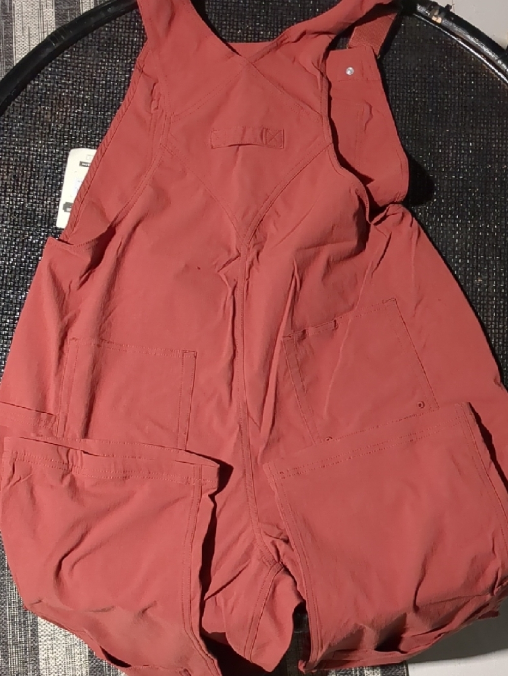 Duluth Trading Co. Rose-Pink Women's Work Overalls - Picture 3 of 3